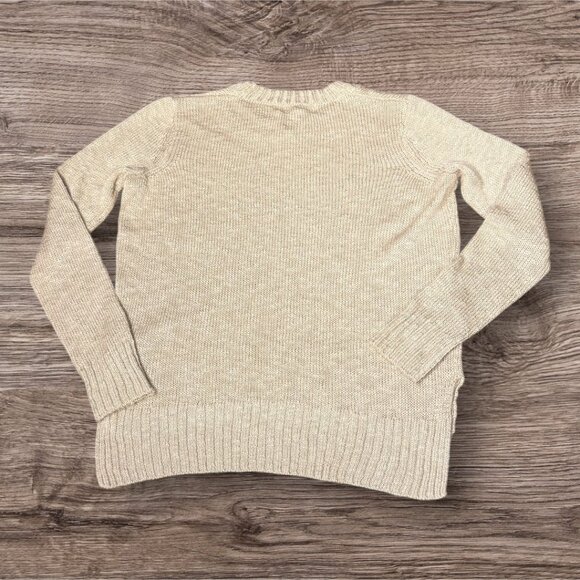Stitch Fix PINQUE Tan Crewneck Sweater Size Small - Picture 5 of 9